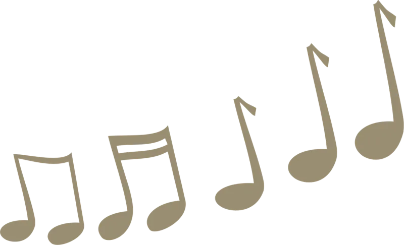 Melody Music Notes Stickdatei – Musik
