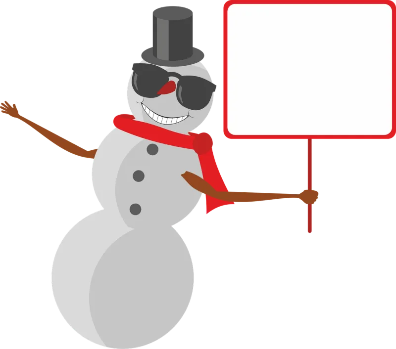 Snowman Snow Winter Stickdatei – Weihnachten