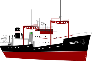 Ship Container Transportation Stickdatei