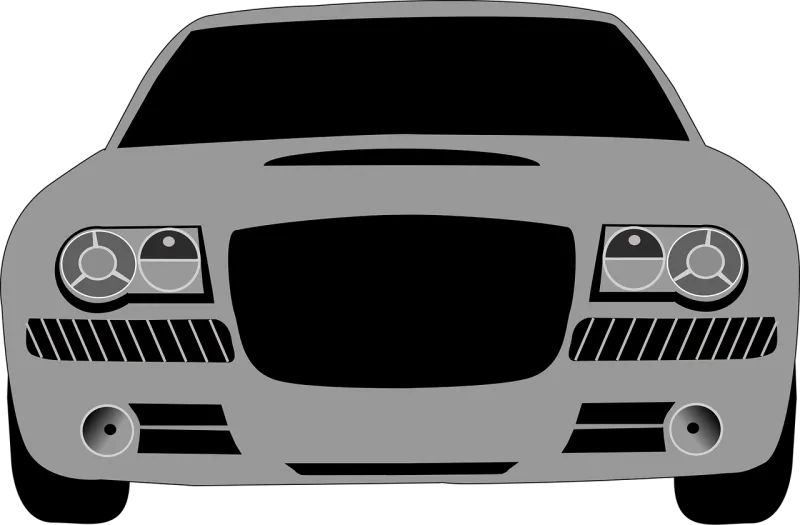 Car Grey Transportation Stickdatei – Fahrzeuge