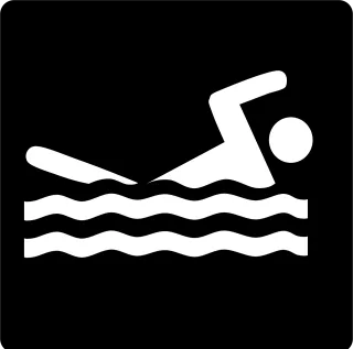 Swimmer Swimming Do the crawl Stickdatei
