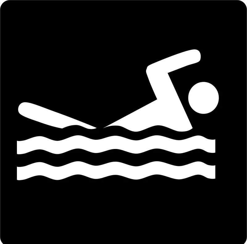 Swimmer Swimming Do the crawl Stickdatei – Sport