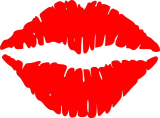 Lips Kiss Female Stickdatei