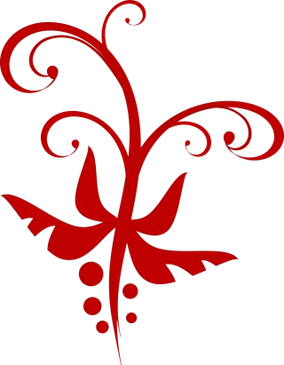 Swirls Twirls Floral Stickdatei – Blumen