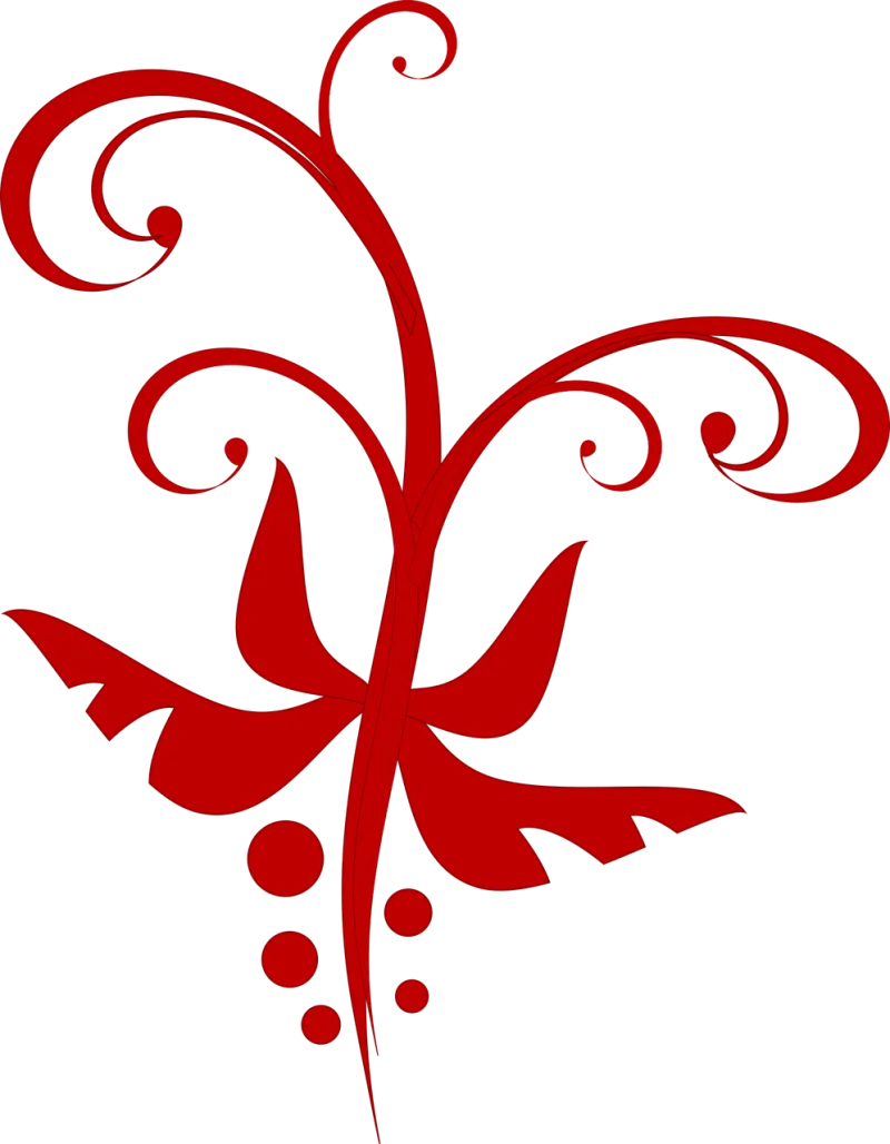 Swirls Twirls Floral Stickdatei – Blumen