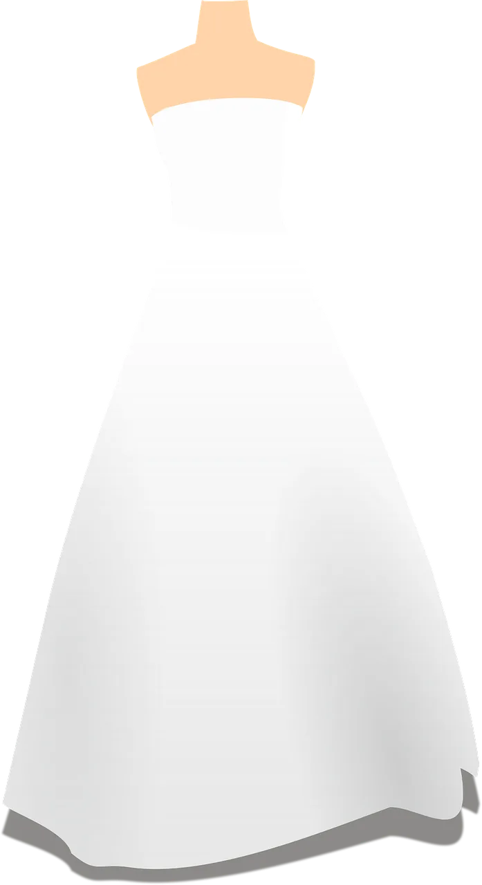 Wedding dress Wedding Bride Stickdatei – Herzen & Liebe