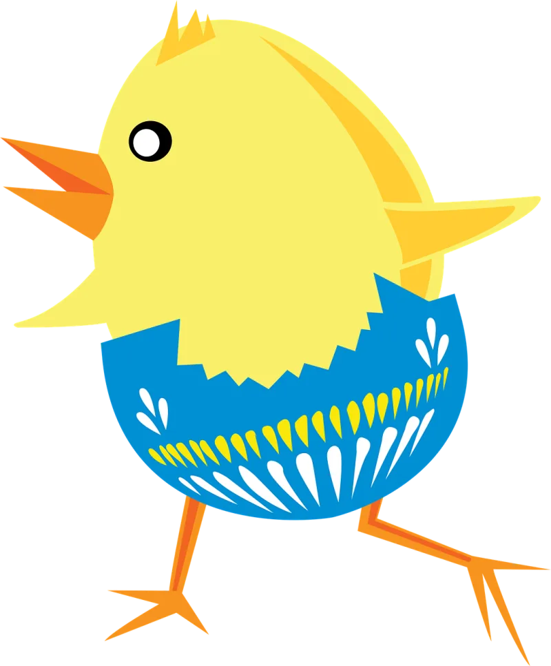 Chick Chicken Cute Stickdatei – Sport