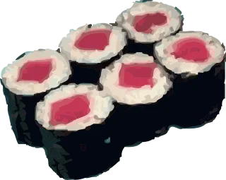Sushi Rolls Rice Stickdatei