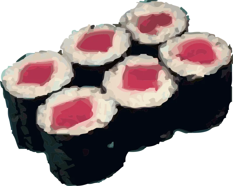 Sushi Rolls Rice Stickdatei – Essen & Trinken