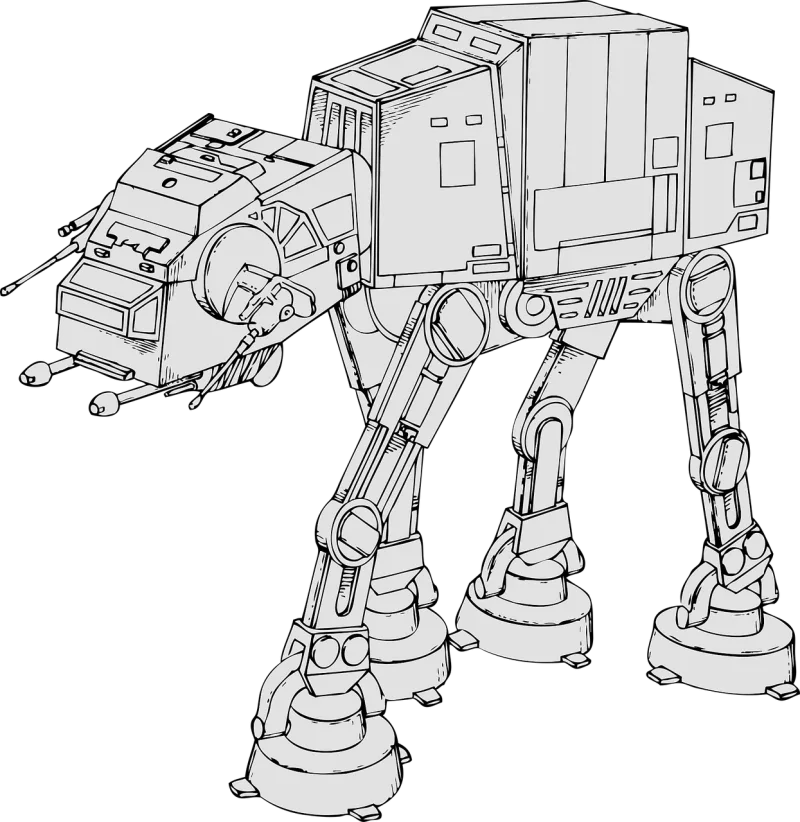 Star wars At-at Star Stickdatei – Kinder
