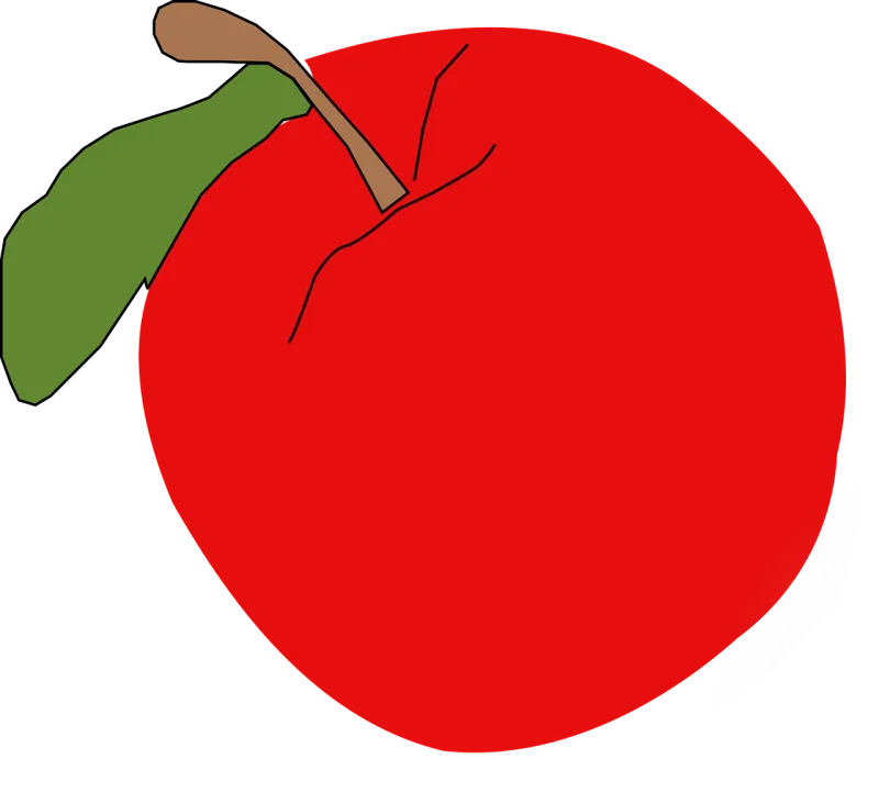 Apple Red Fruit Stickdatei – Essen & Trinken