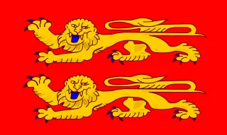 Normandy Flag Coat of arms Stickdatei