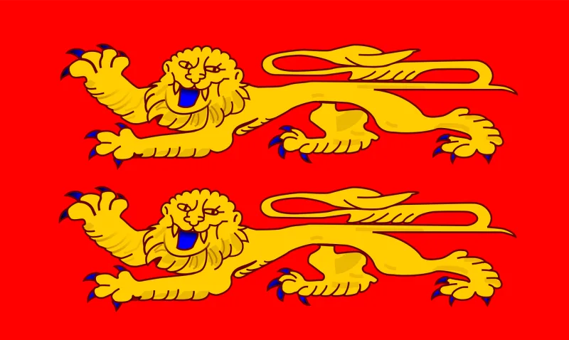 Normandy Flag Coat of arms Stickdatei – Tiere