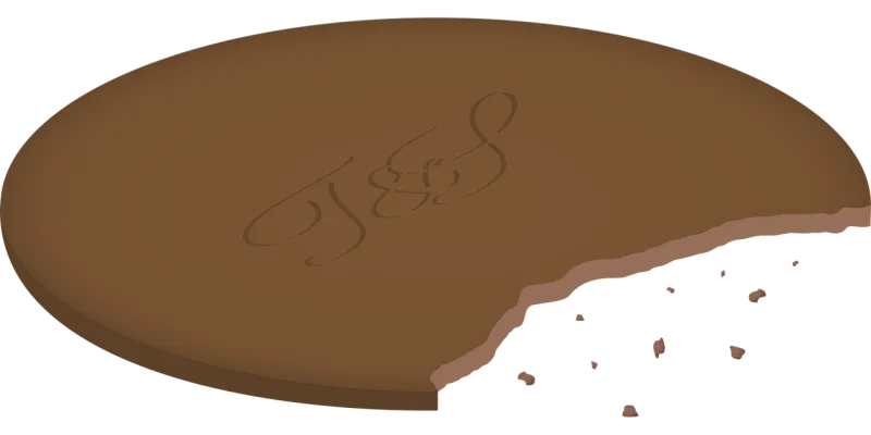 Cookie Bitten Brown Stickdatei – Essen & Trinken