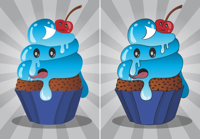 Muffin Cakes Chick Stickdatei – Kinder