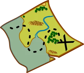 Map Scroll Pirate Stickdatei