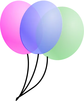 Balloons Party Birthday party Stickdatei