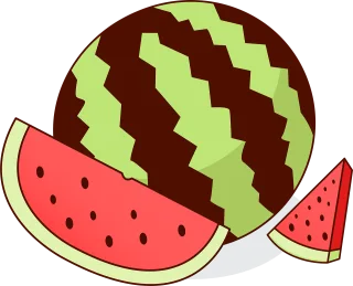 Watermelon Fruit Melon Stickdatei