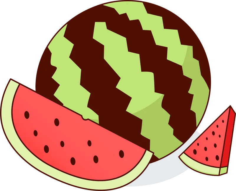 Watermelon Fruit Melon Stickdatei – Essen & Trinken