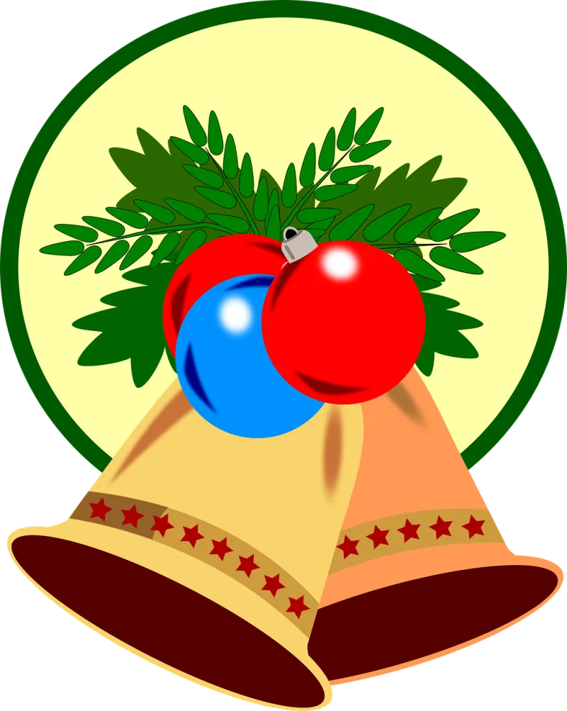 Bells Christmas Christmas ornament Stickdatei – Weihnachten
