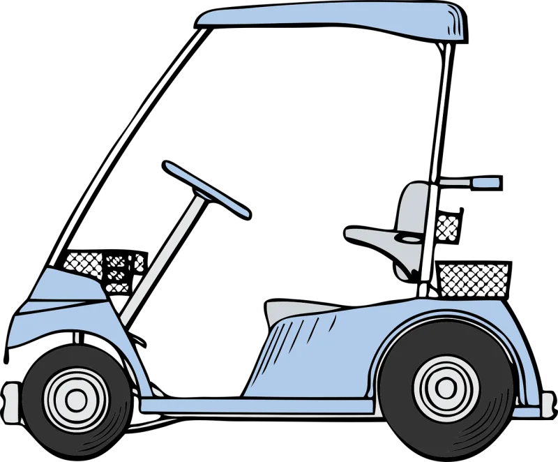 Golf cart Golf Buggy Stickdatei – Sport