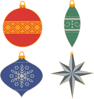 Ornaments Christmas ornaments Christmas Stickdatei