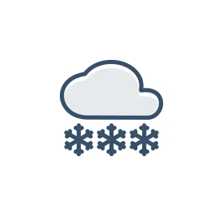 Cloud Snow Snowflake Stickdatei