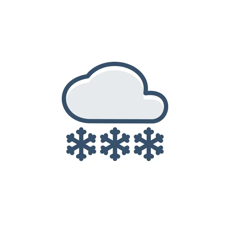 Cloud Snow Snowflake Stickdatei – Weihnachten