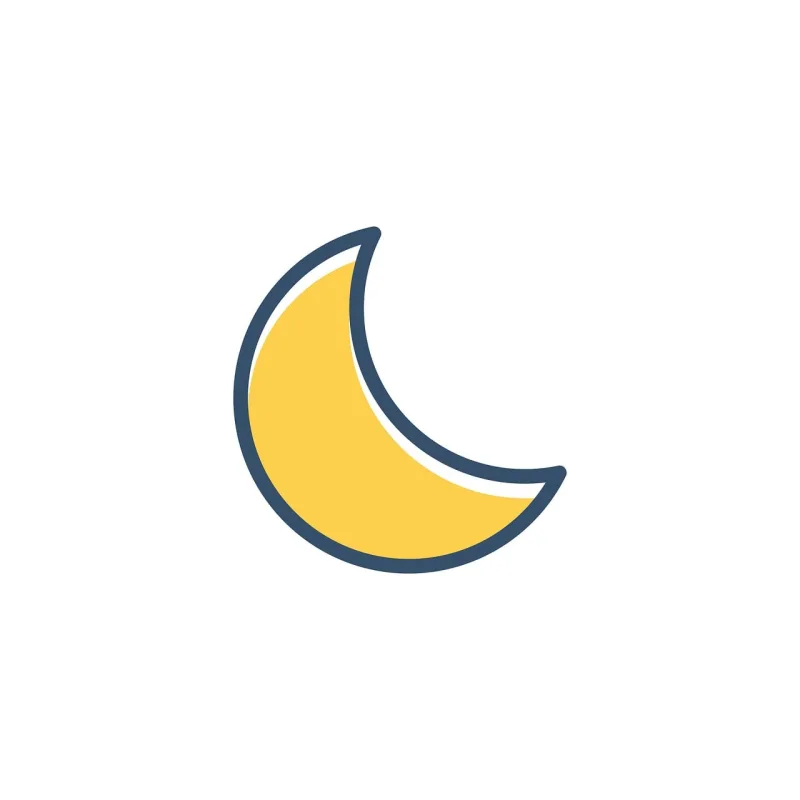 Moon Icon Weather Stickdatei – Natur
