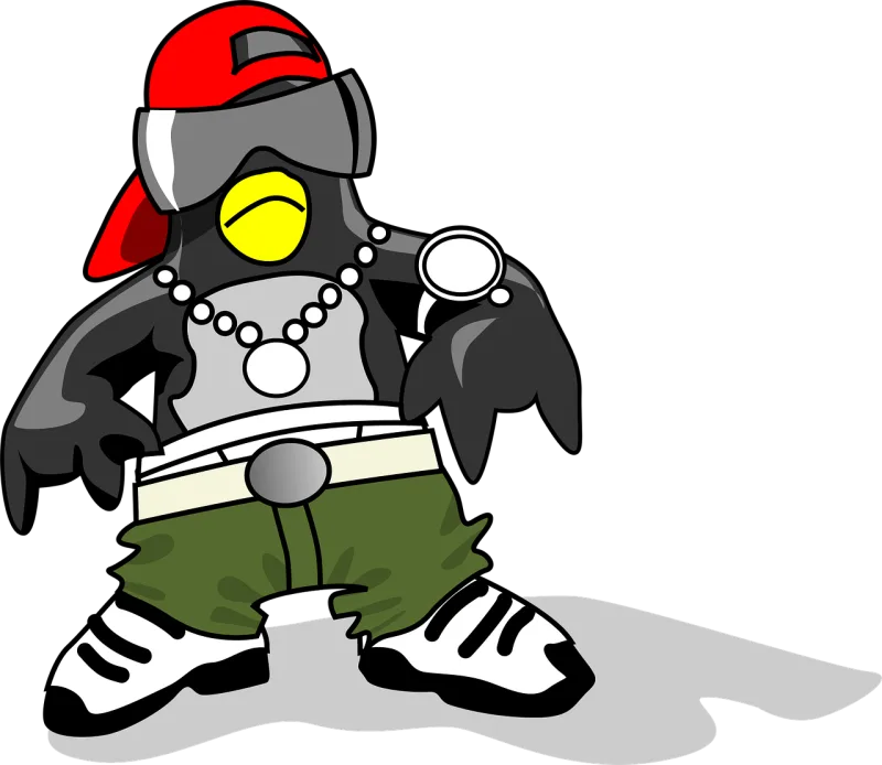 Penguin Tux Linux Stickdatei – Tiere