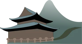 Pagoda Temple Japan Stickdatei