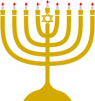Hanukkah Light Candle Stickdatei