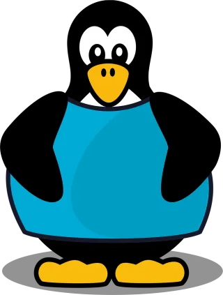 Penguin Bird Nature Stickdatei