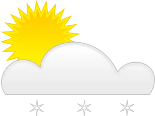 Cloud Sun Snow Stickdatei – Weihnachten