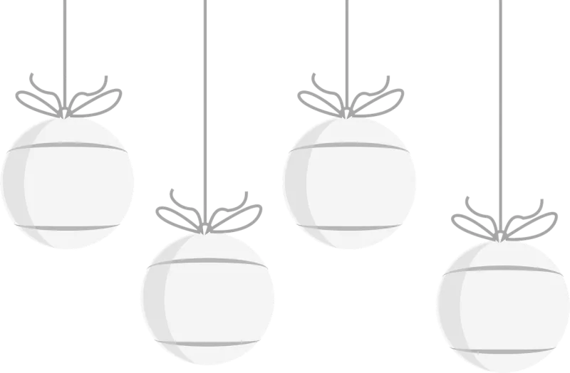 Christmas decoration Balls Tree Stickdatei – Weihnachten