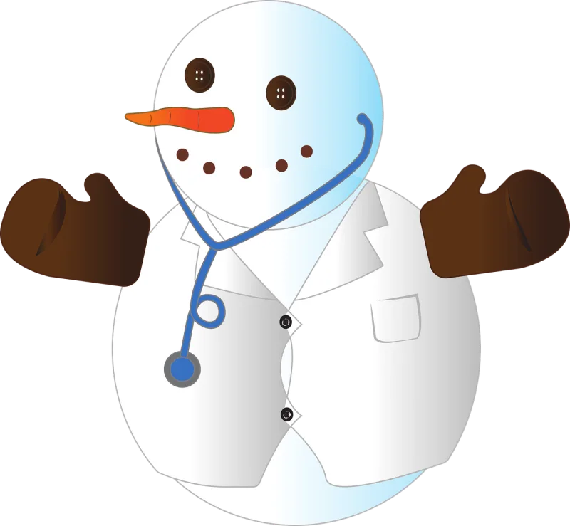 Snowman Christmas Doctor Stickdatei – Weihnachten