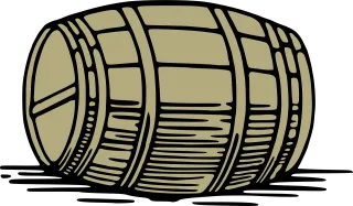 Barrel Wooden Keg Stickdatei