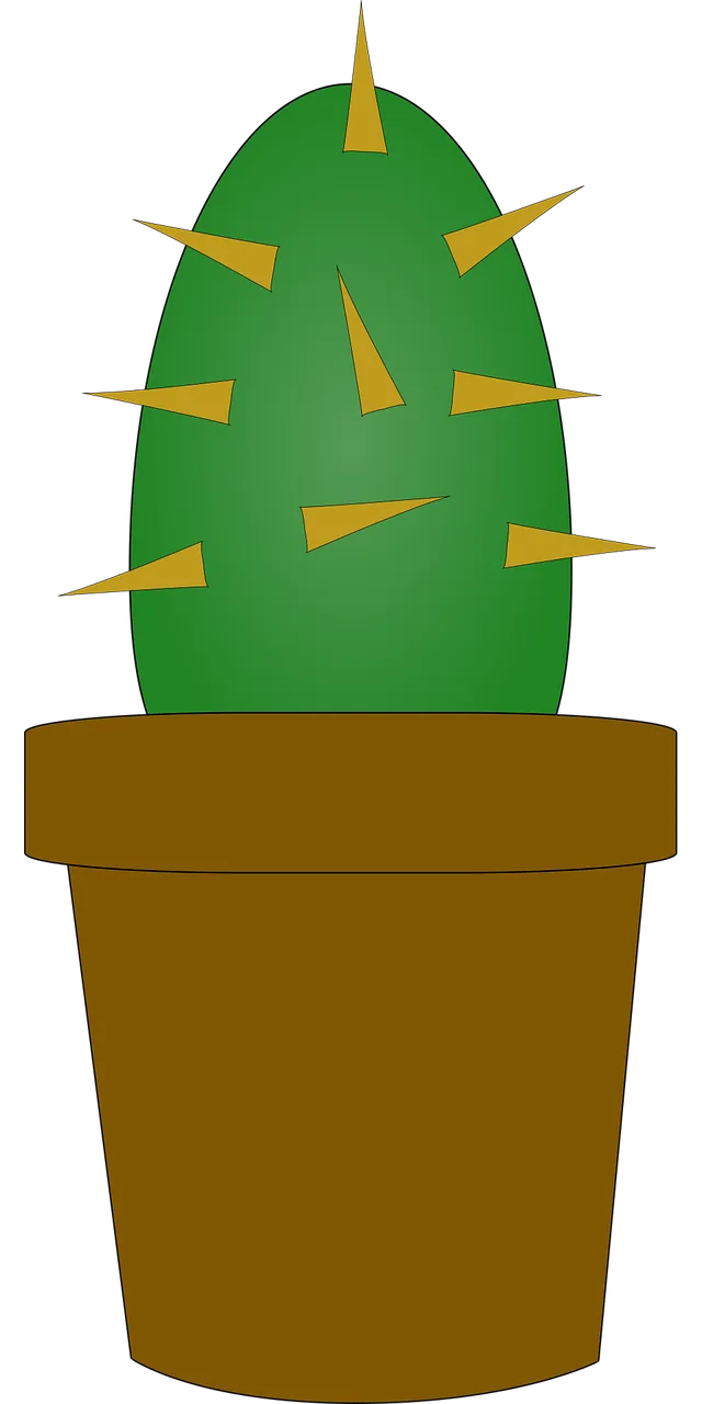 Cactus Pot Plant Stickdatei – Natur