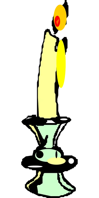Candle Wax Flame Stickdatei