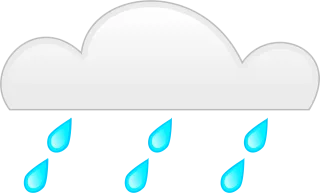 Rain Cloud Nature Stickdatei