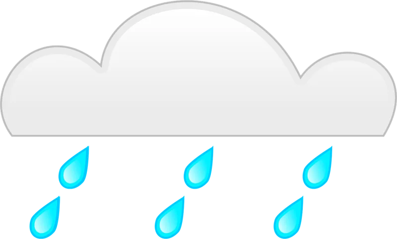 Rain Cloud Nature Stickdatei – Natur