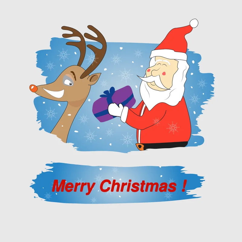 Merry Christmas Santa Stickdatei – Weihnachten