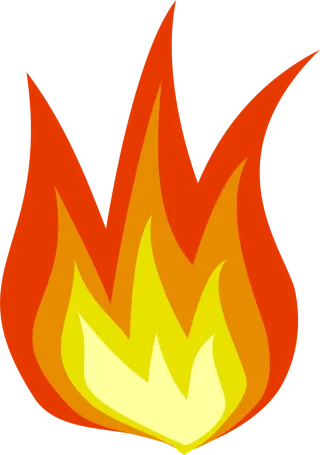Fire Yellow Flame Stickdatei