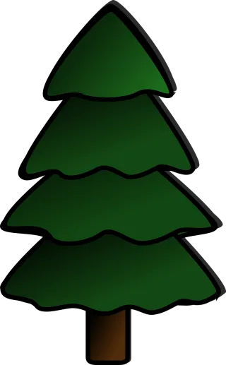 Spruce Pine Tree Stickdatei