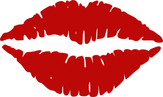 Lip gloss Lips Kiss Stickdatei