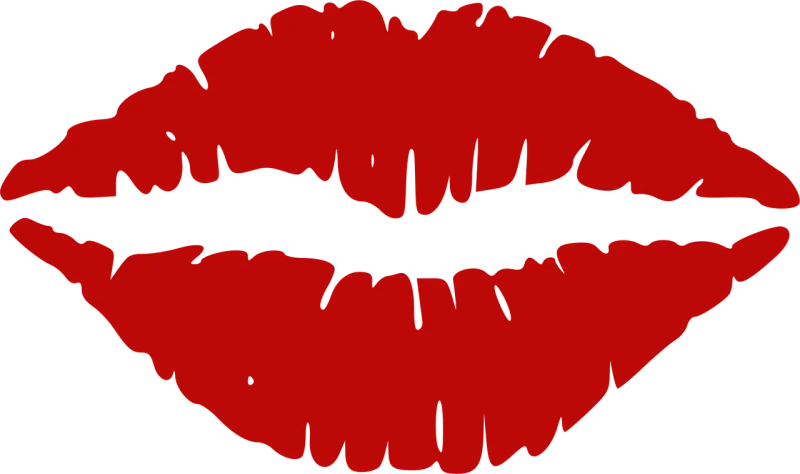 Lip gloss Lips Kiss Stickdatei – Herzen & Liebe
