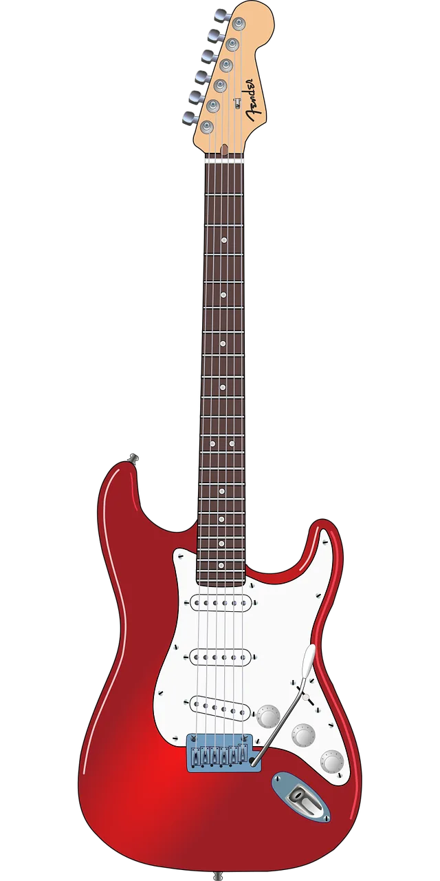Guitar Electric String Stickdatei – Musik