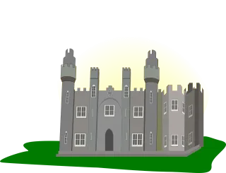 Castle Medieval Building Stickdatei – Kinder