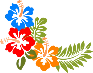 Hibiscus Hawaii Flowers Stickdatei