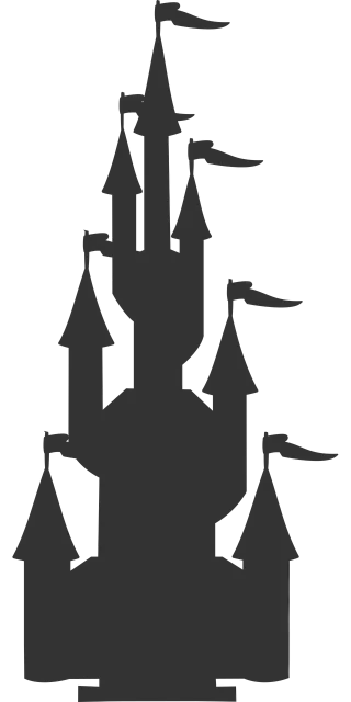 Castle Enchanted Magical Stickdatei